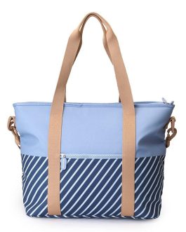 Bolso Nevera Stripes Blue