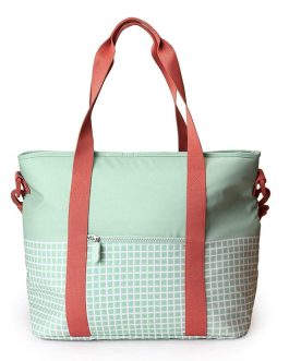 Bolso Nevera Stripes Sage