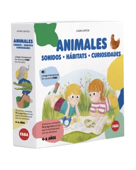 Animales: Sonidos, Hábitats y Curiosidades - Juego Faba (PREVENTA)
