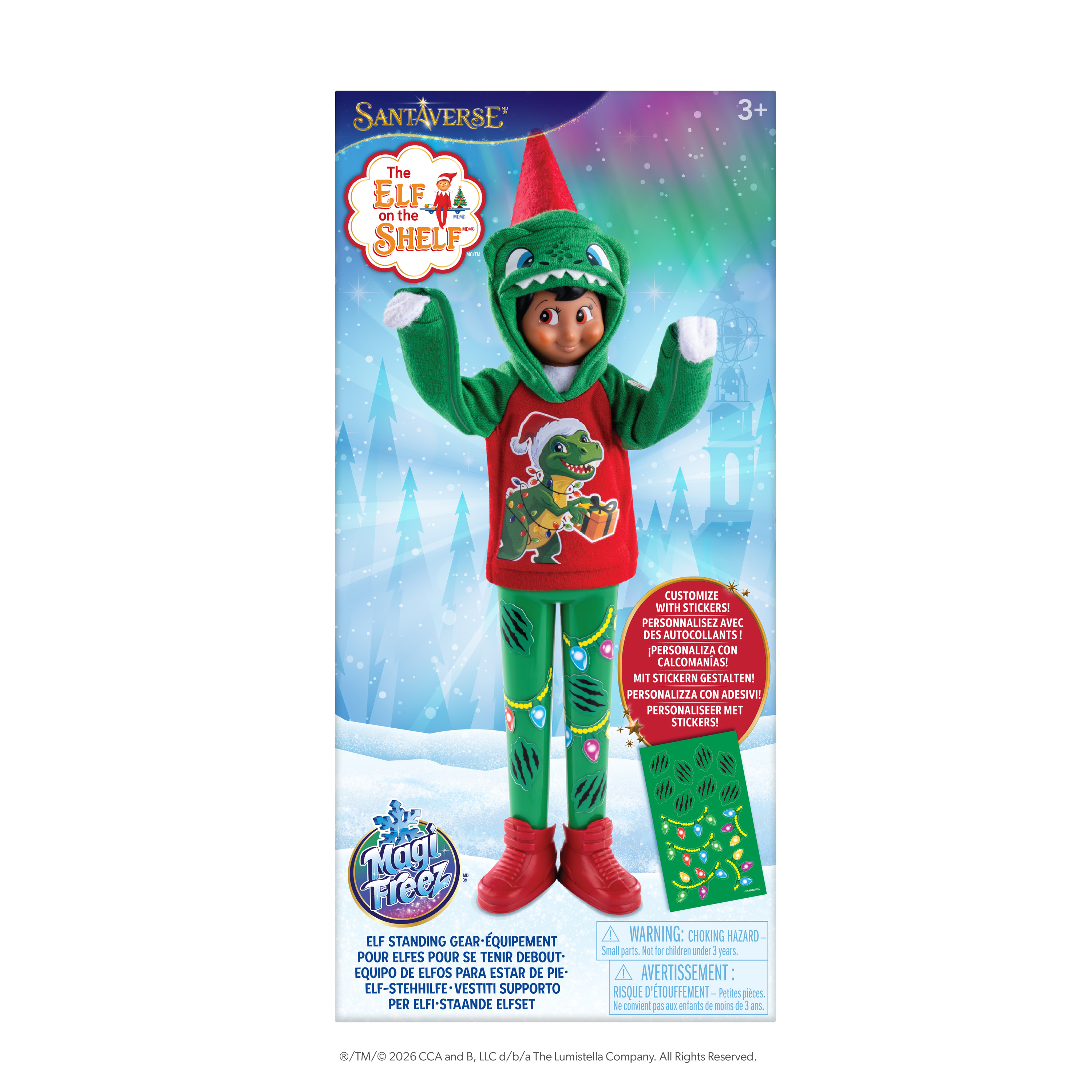 Elf on The Shelf - Vestuario Magic Freeze Capucha Dino
