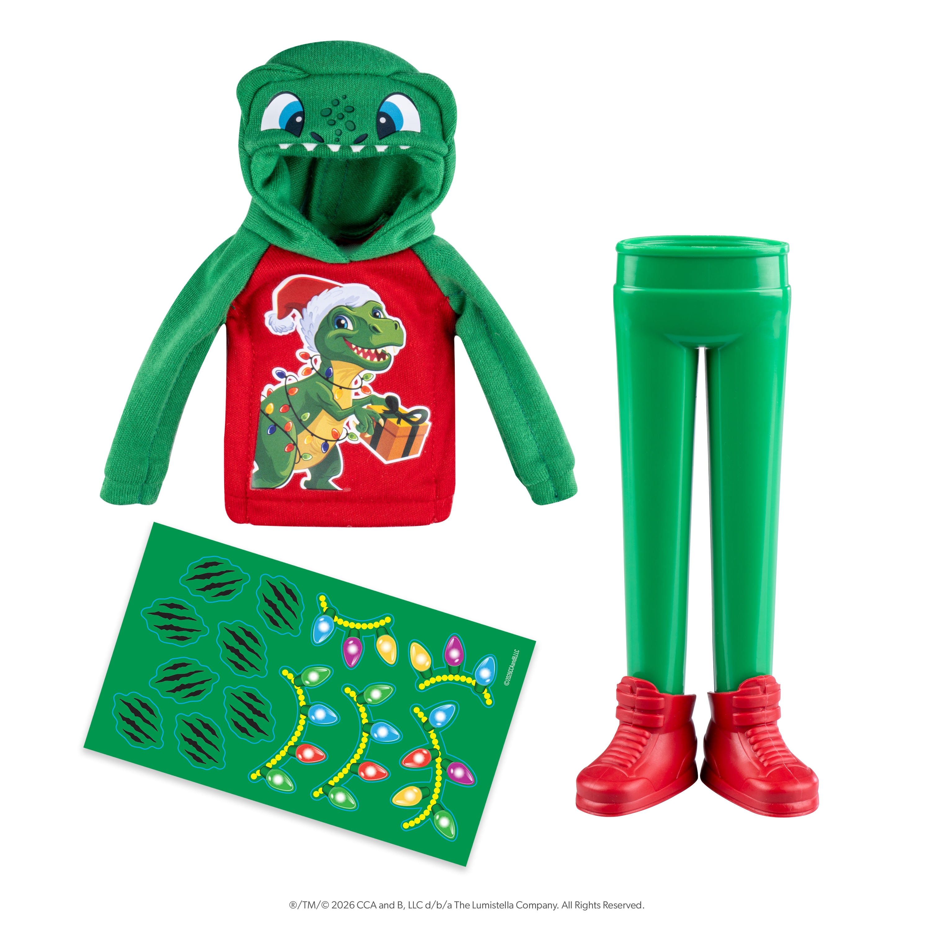 Elf on The Shelf - Vestuario Magic Freeze Capucha Dino - Imagen 3